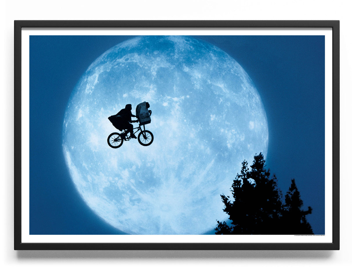 E.T. Moon Scene Poster