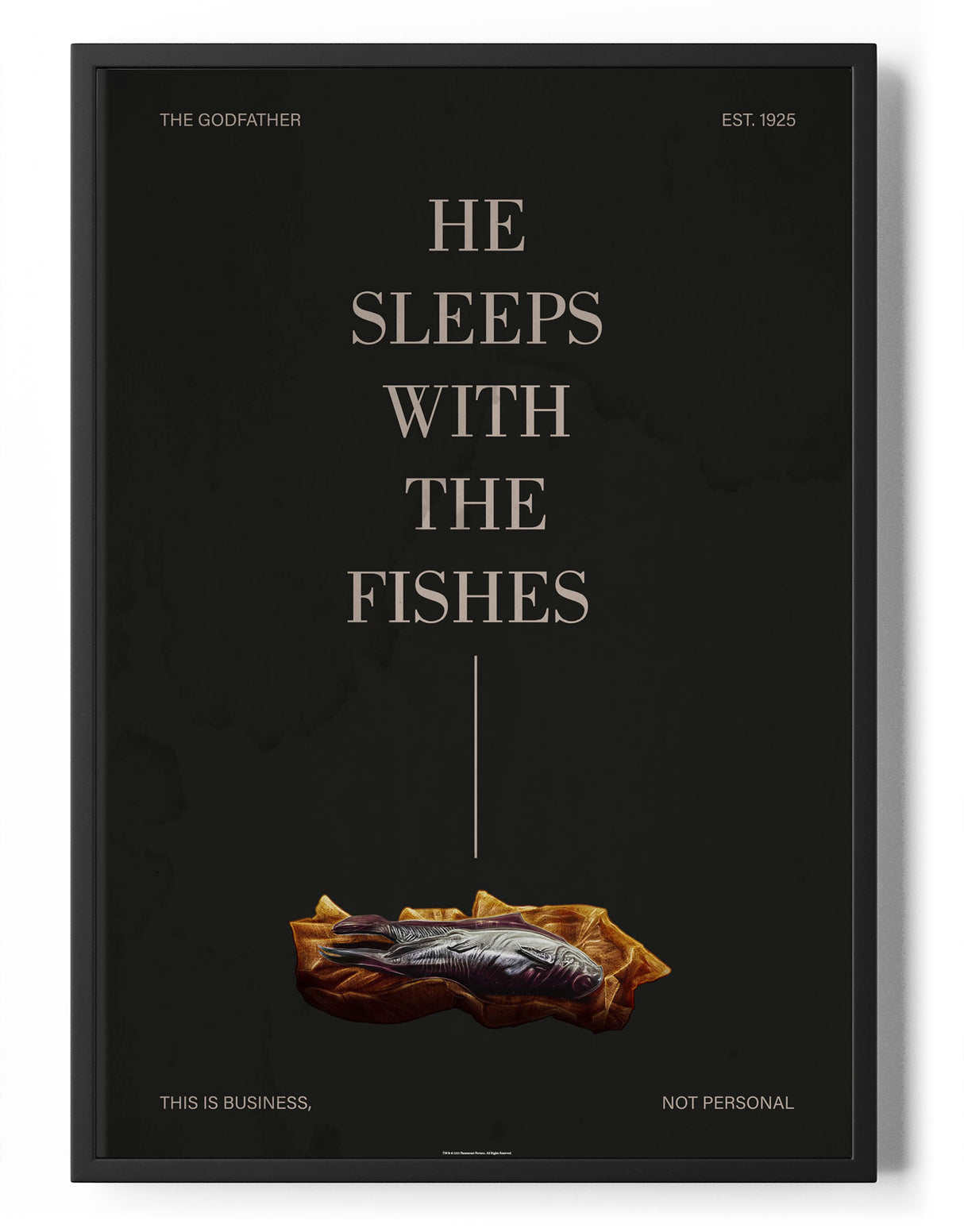 He Sleeps With The Fishes Poster