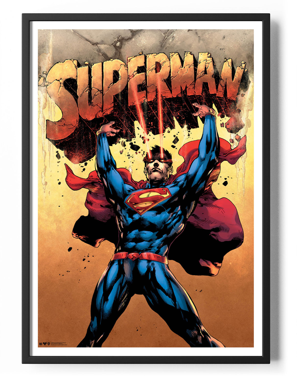 Superman Action Poster