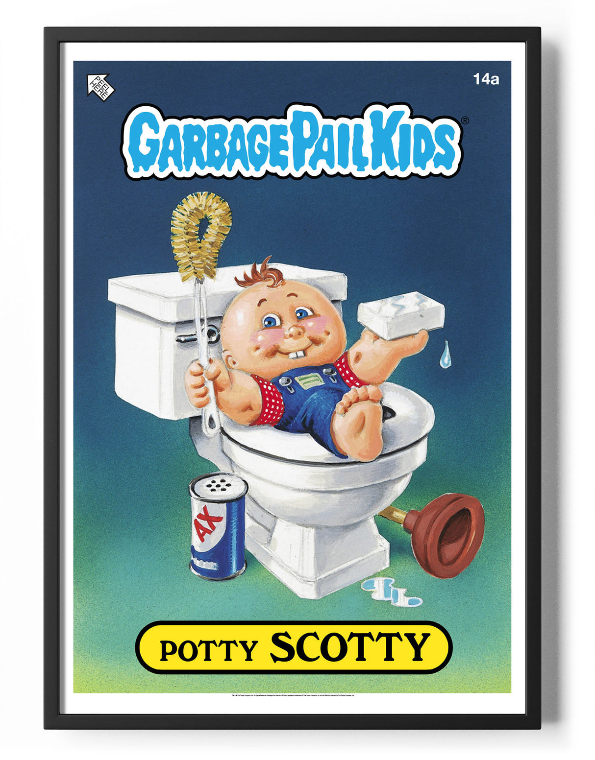 Garbage Pail Kids - Potty Scotty Poster