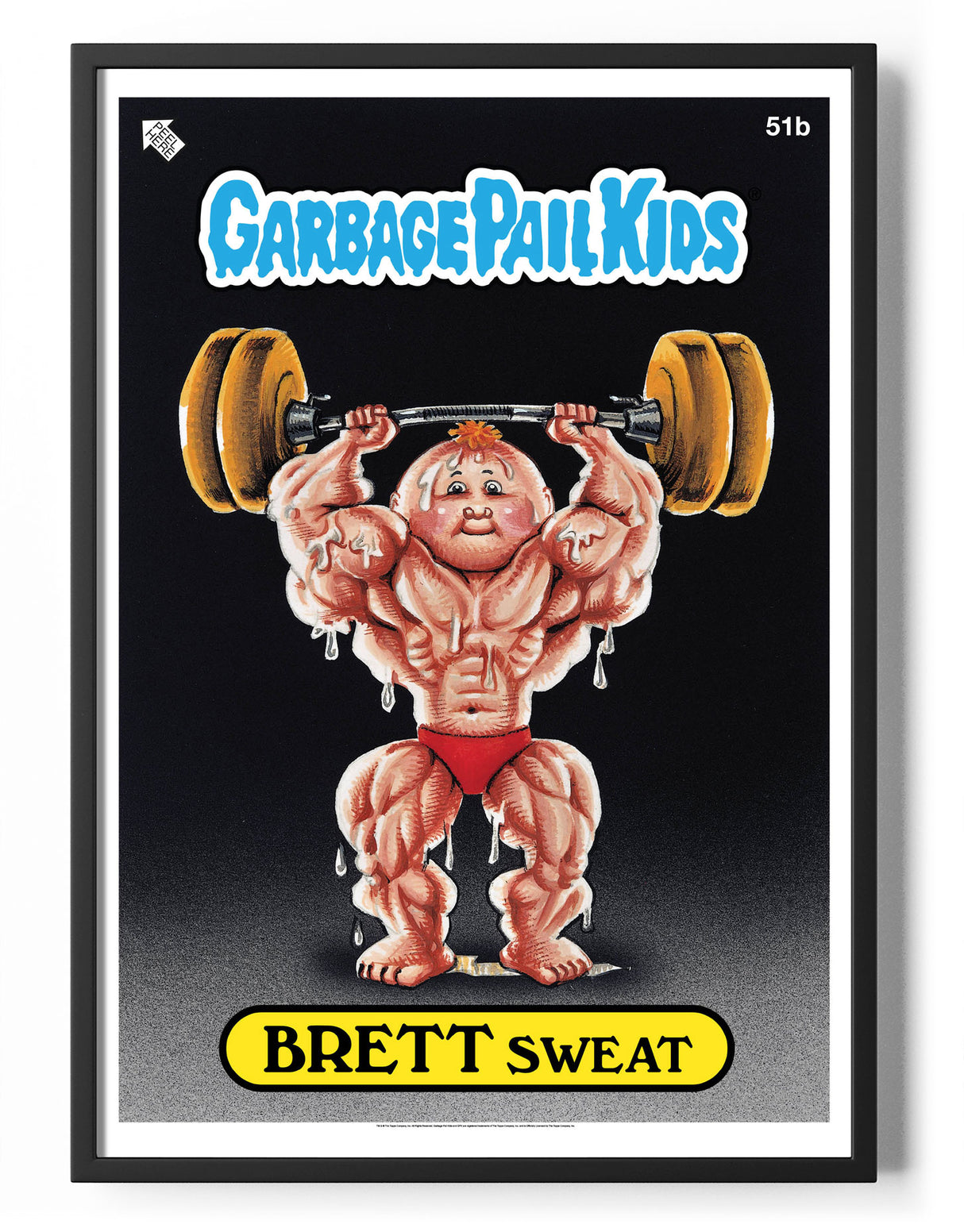 Garbage Pail Kids - Brett Sweat Poster