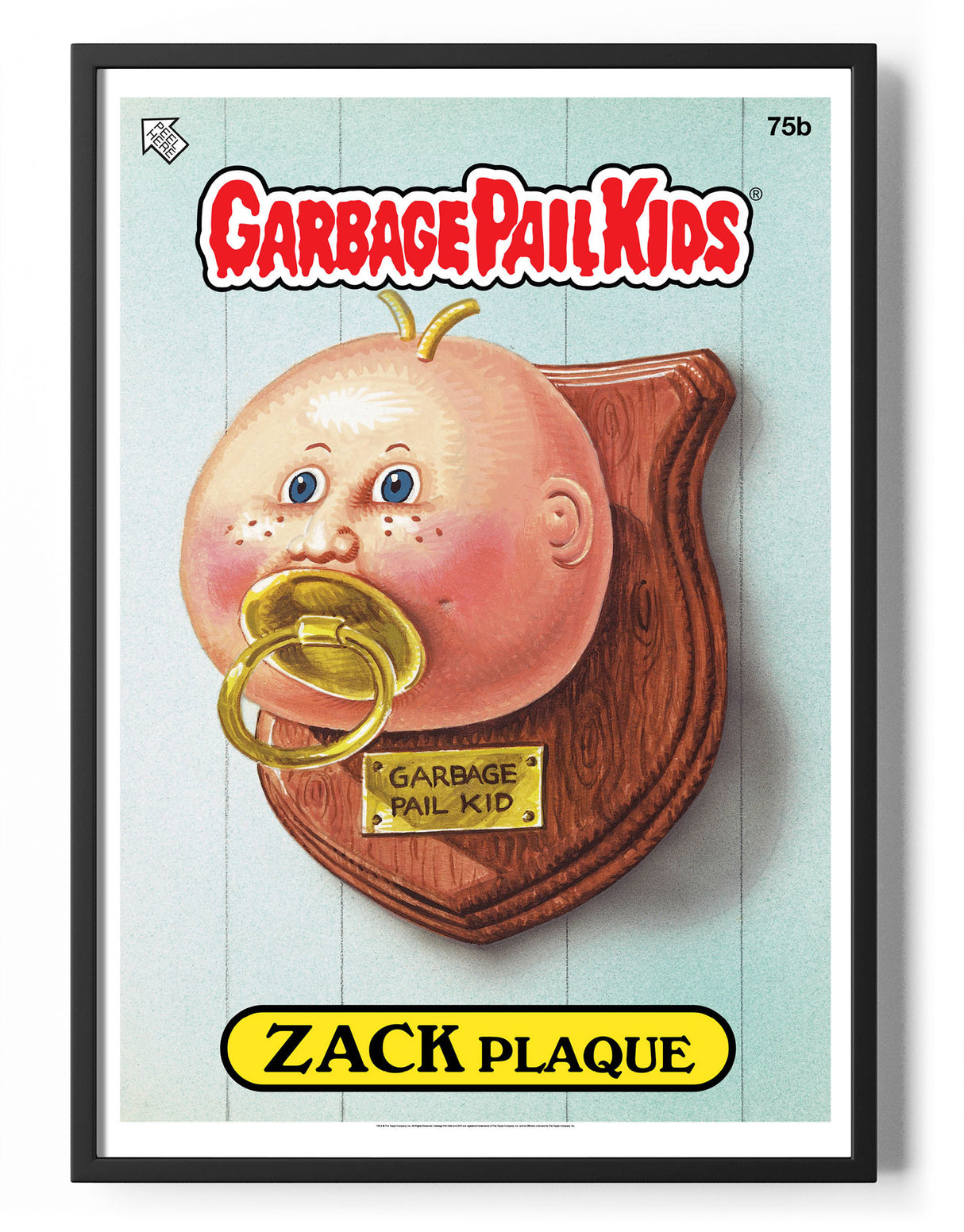 Garbage Pail Kids - Zack Plaque Poster