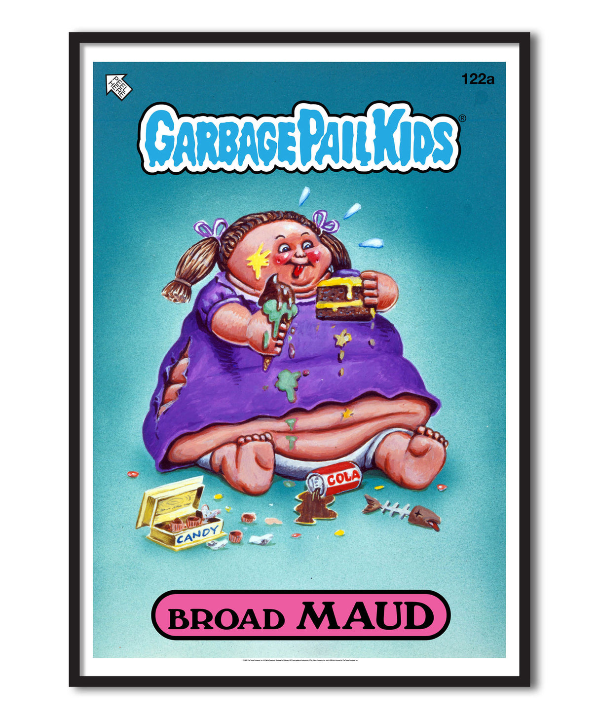 Garbage Pail Kids - Broad Maud Poster