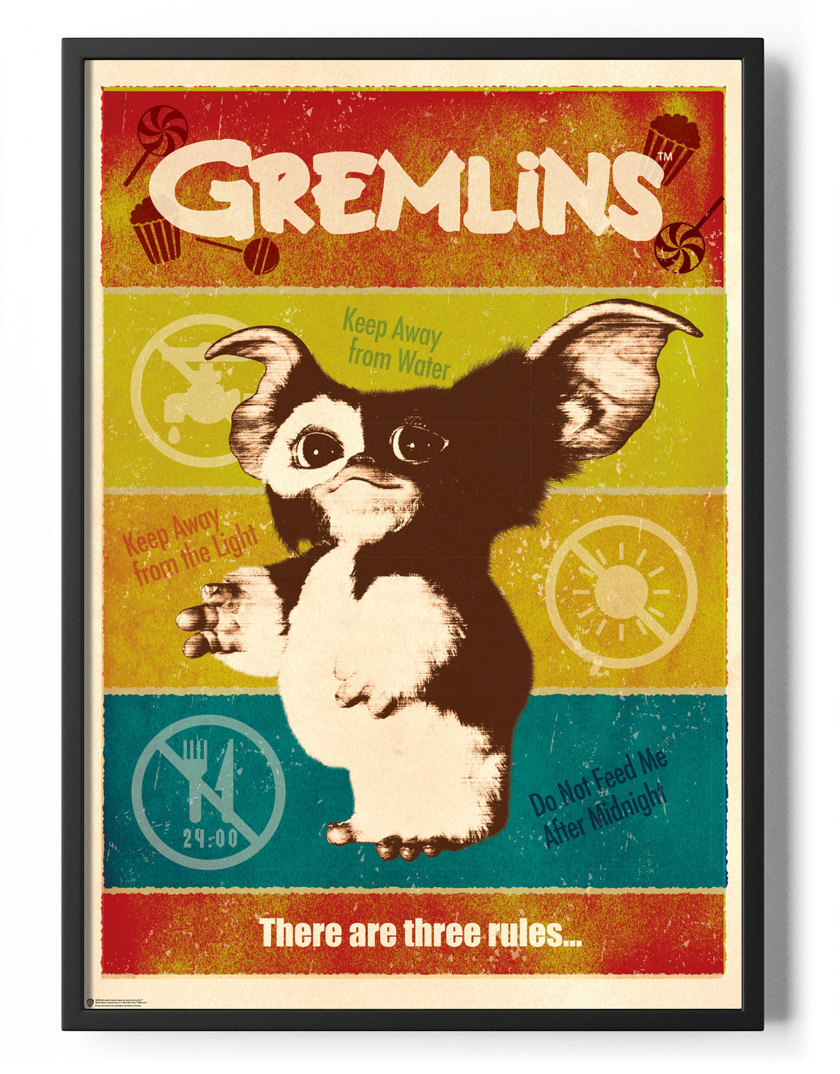 Gremlins - There Are Three Rules Poster