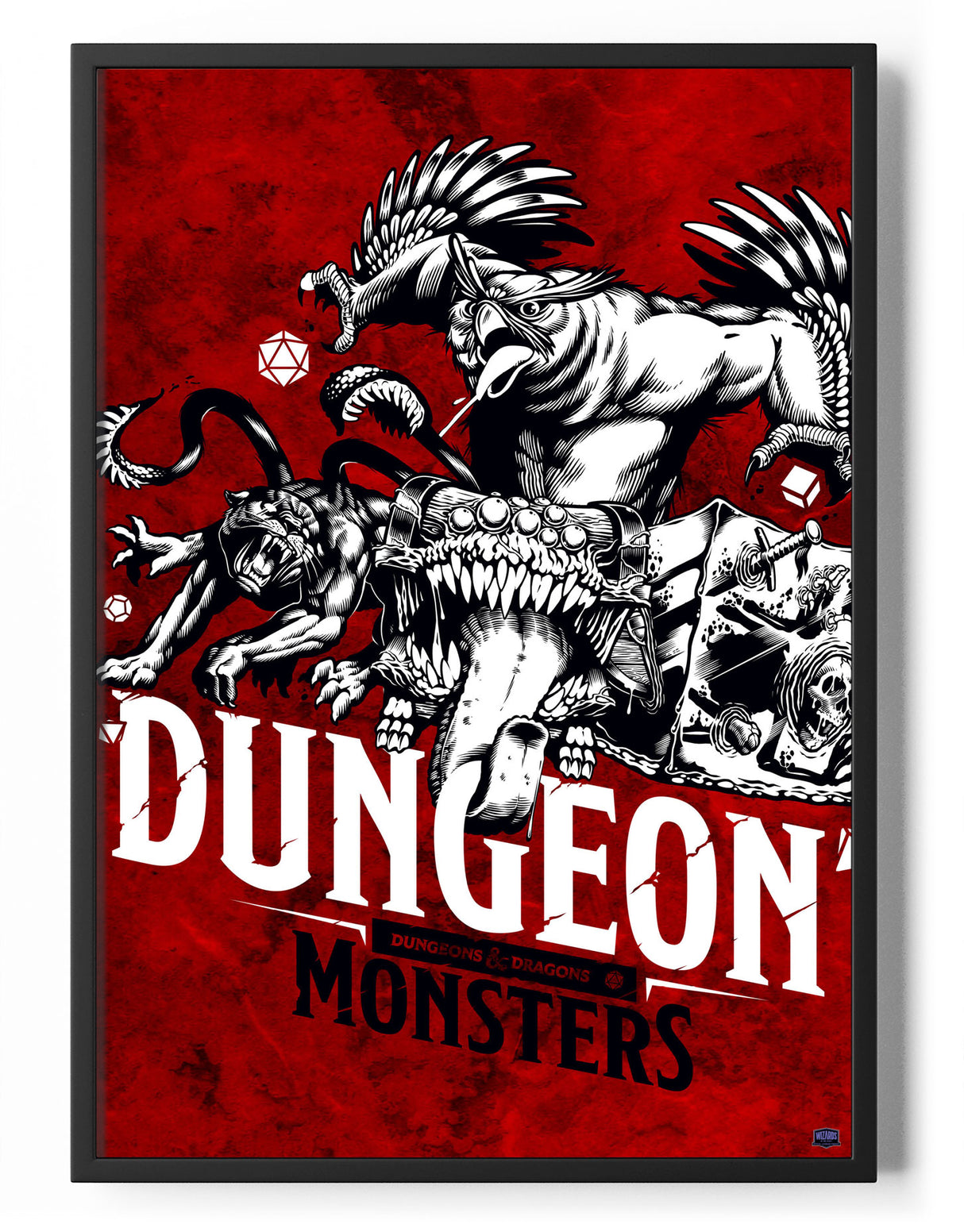 Dungeons Monsters Poster