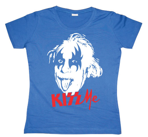 Kiss Me Mr Einstein Girly T-shirt