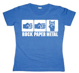 Rock-Paper-Metal Girly T-shirt