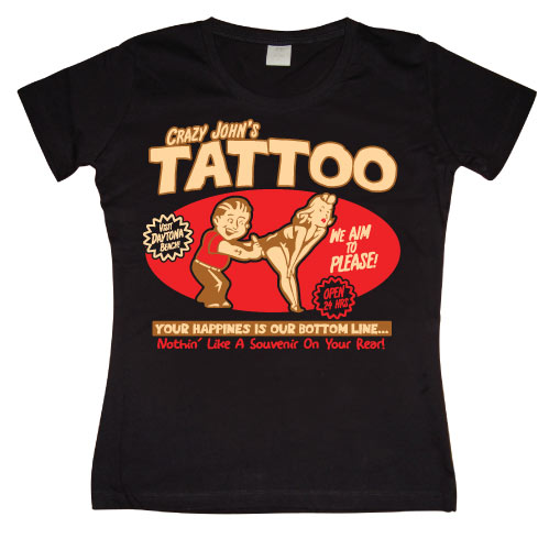 Crazy Johns Tattoo Girly T-shirt