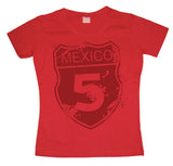 Mexico 5 Girly T-shirt