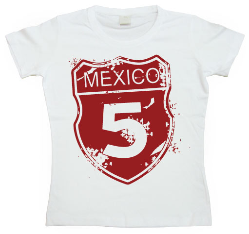 Mexico 5 Girly T-shirt