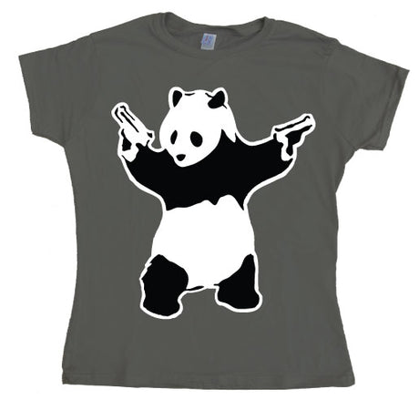 Banksy Panda Girly T-shirt