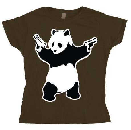 Banksy Panda Girly T-shirt