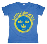 Swedish Airforce Distressed Girly T-shirt