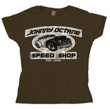 Johnny Octane Speed Shop Girly T-shirt