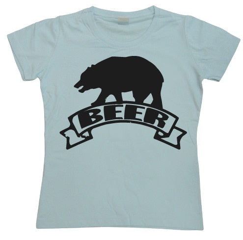 Beer-Bear Girly T-shirt