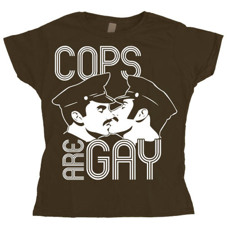 Cops Are Gay Girly T-shirt