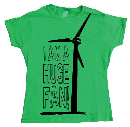 I Am A Huge Fan! Girly T-shirt