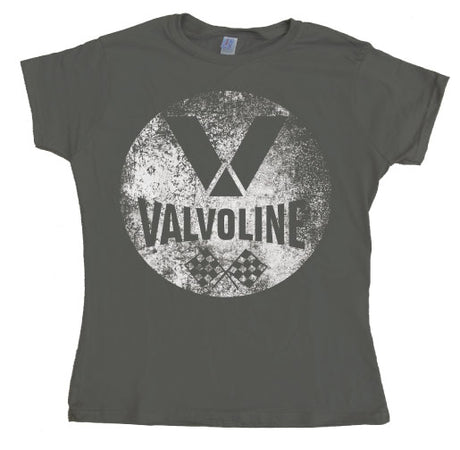 Valvoline Racing Distressed Girly T-shirt