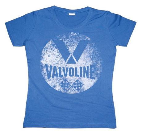 Valvoline Racing Distressed Girly T-shirt