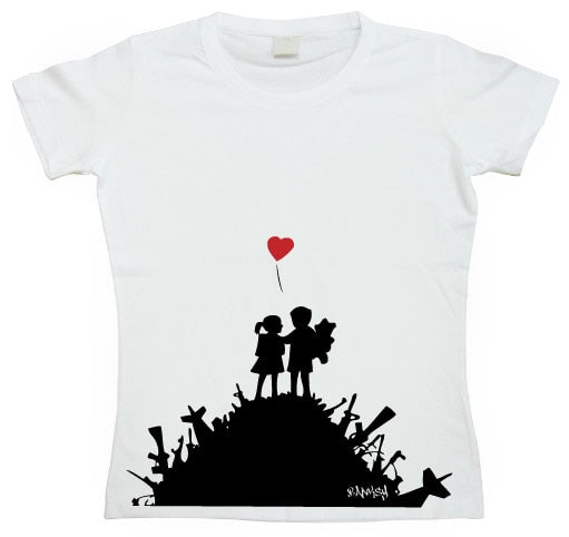 Banksy Finally Girly T-shirt