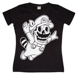 Super Mario Skull Girly T-shirt