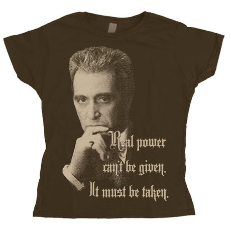 Godfather "Real Power" Girly T- shirt