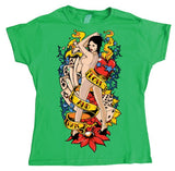 Love And Hate Pin-Up Girly Tee