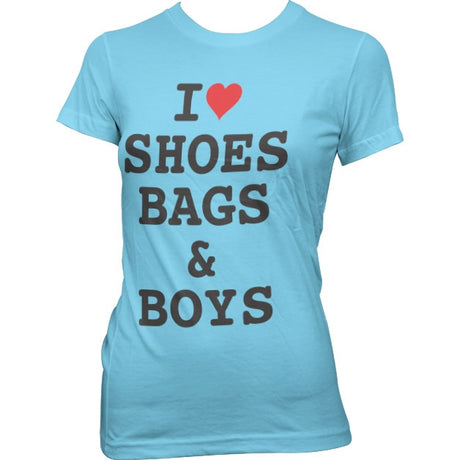 I Love Shoes, Bags & Boys Girly Tee