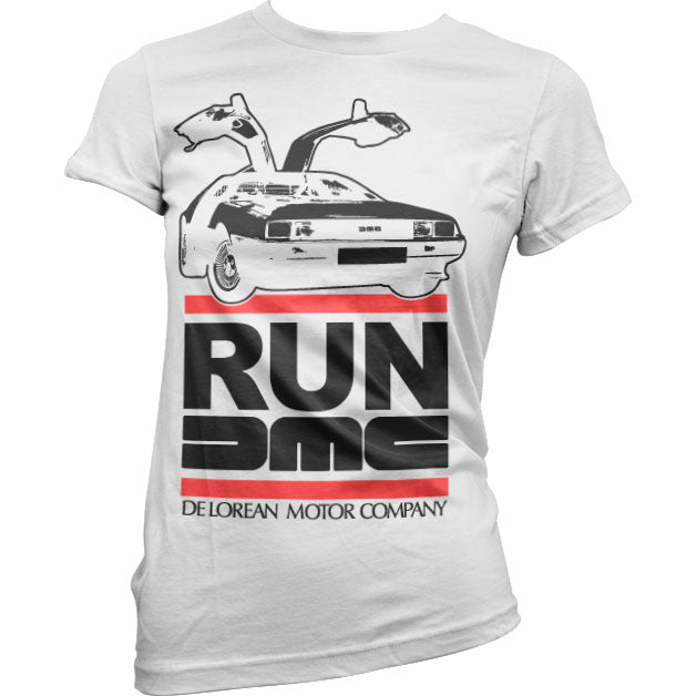 Run De Lorean Girly Tee