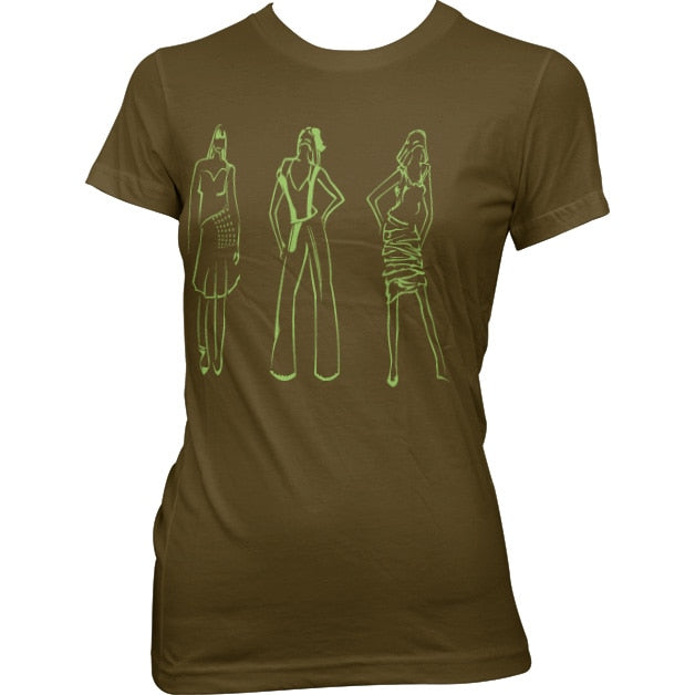 Catwalk Green Girly Tee