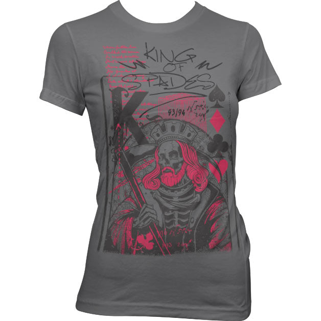 King Of Spades Girly T-Shirt