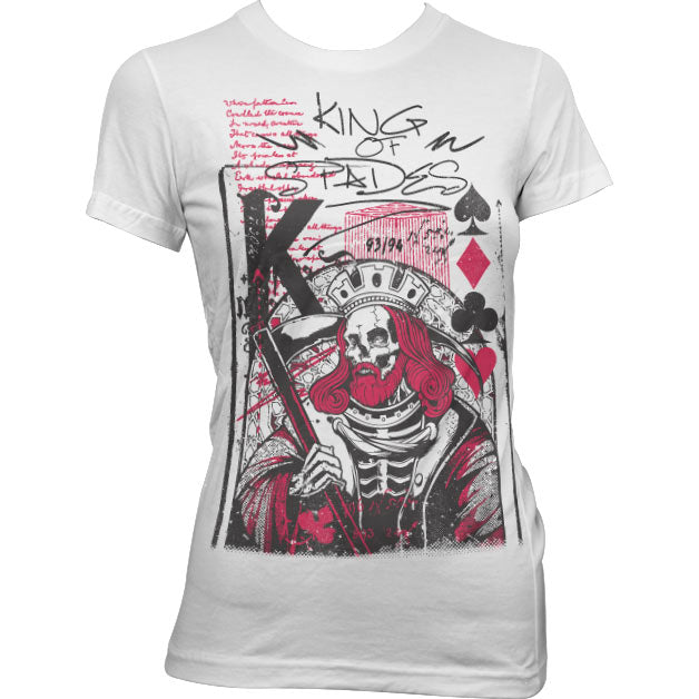 King Of Spades Girly T-Shirt