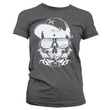 Kick Ass Crew Skull Girly T-Shirt