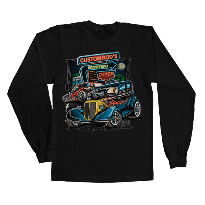 Custom Rod's Drive Through Long Sleeve Tee