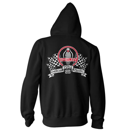 Shelby Racing Flags Zipped Hoodie