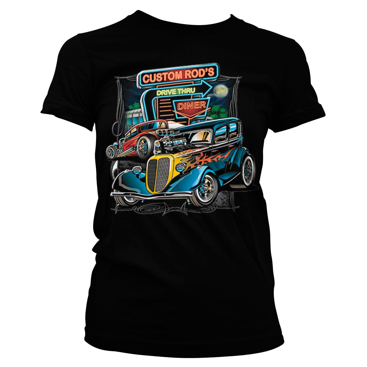 Custom Rod's Drive Through Girly Tee