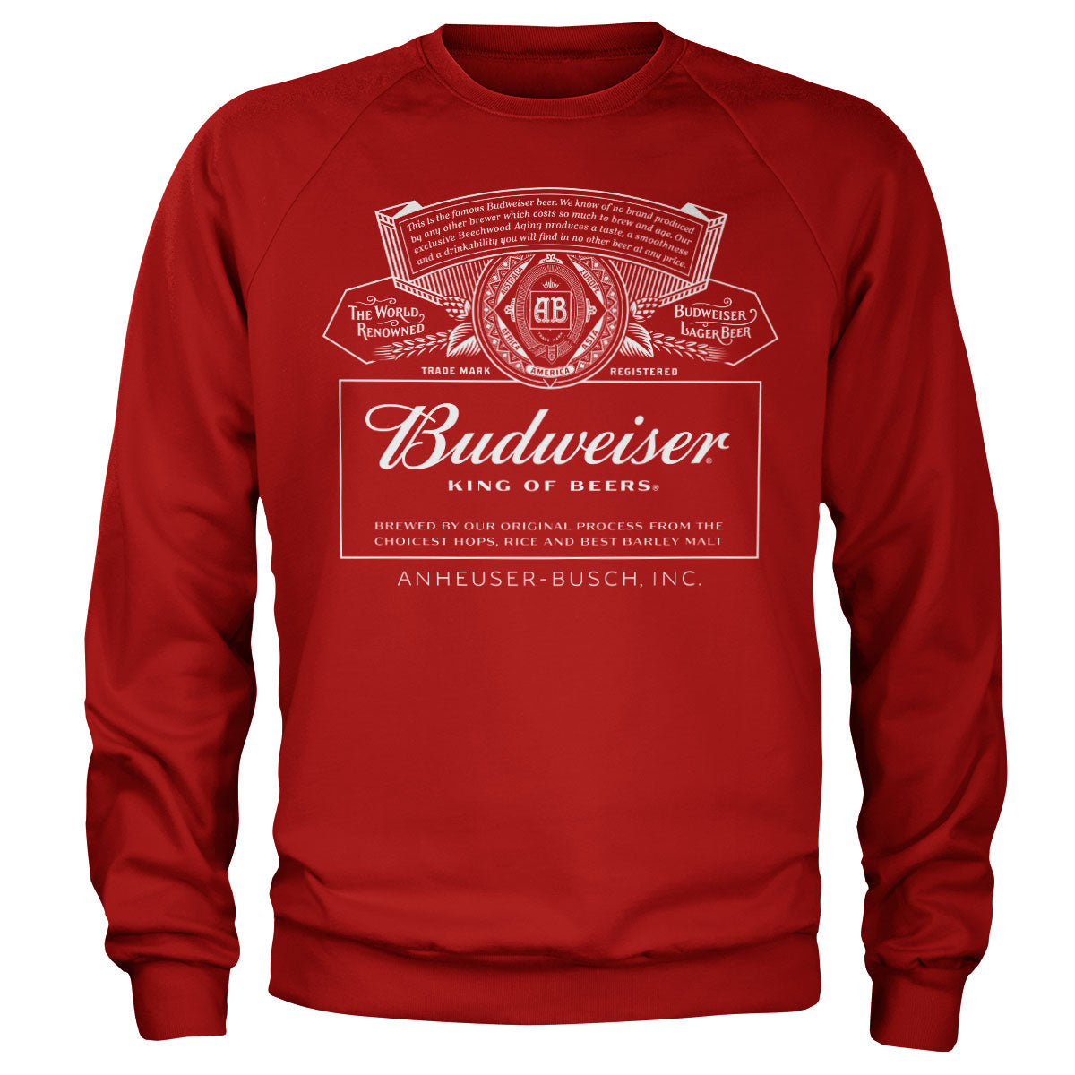 Budweiser White Logo Sweatshirt