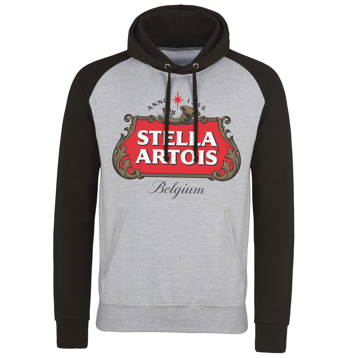 Stella Artois Belgium Logo Baseball Hoodie