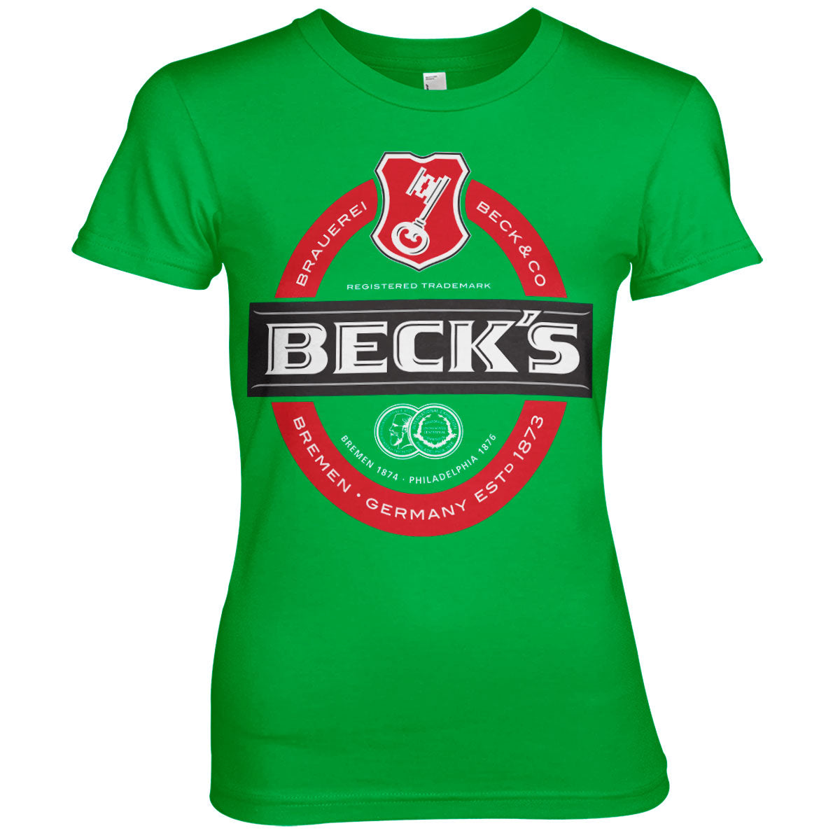 Beck's Label Logo Girly Tee