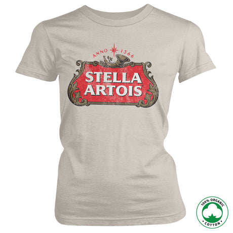 Stella Artois Washed Logo Organic Girly T-Shirt