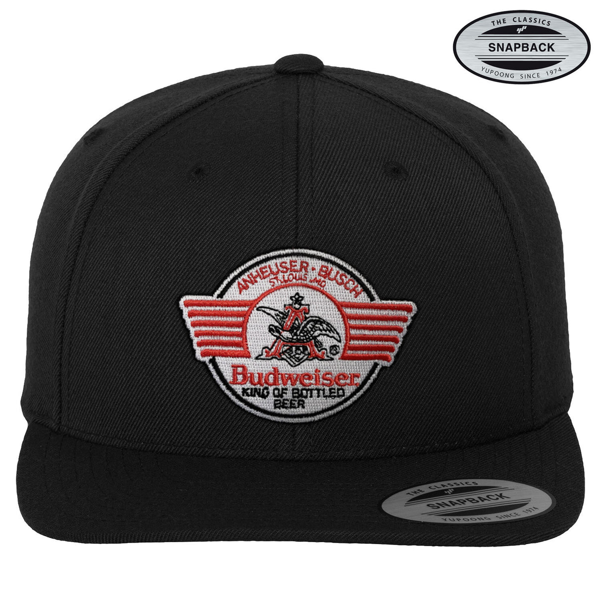 Budweiser Bear & Claw Patch Premium Snapback Cap