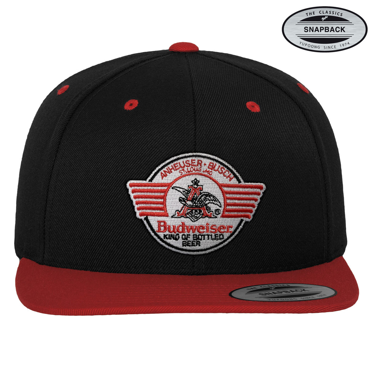 Budweiser Bear & Claw Patch Premium Snapback Cap