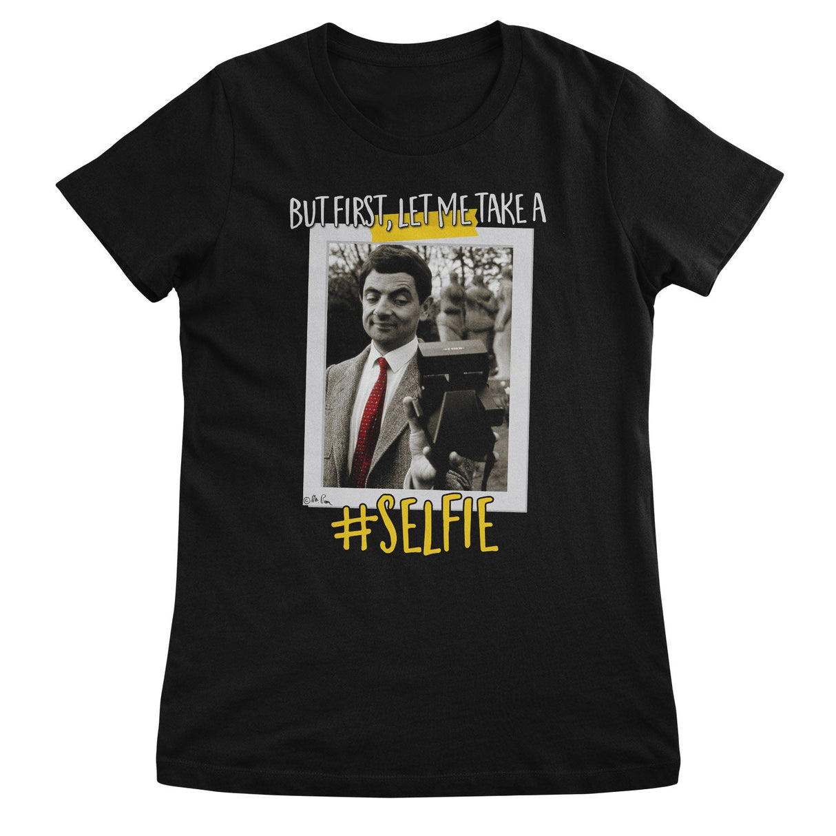 Mr Bean Selfie Girly Tee
