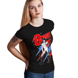 Bowie - Lightning Bolt Girly Tee