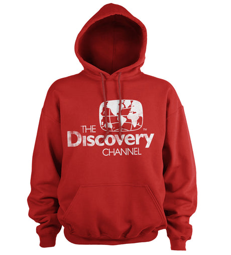 Discovery Channel Distressed Logo Hoodie