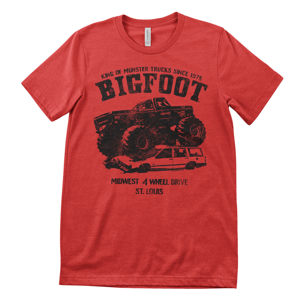 BIGFOOT Monster Car Crush T-Shirt