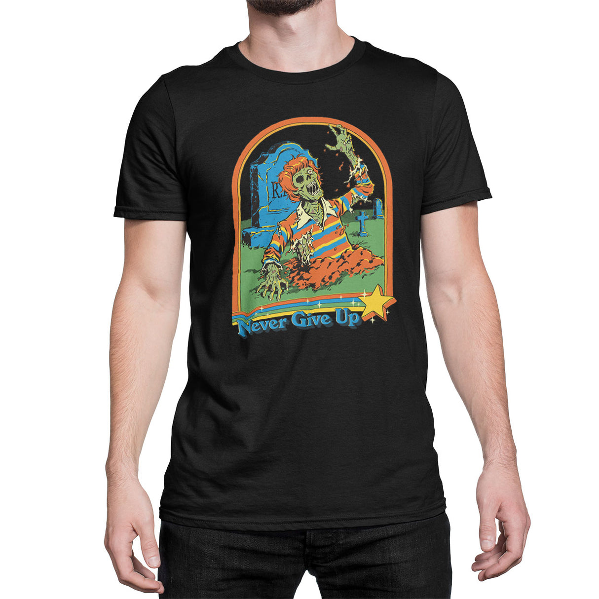 Steven Rhodes - Never Give Up T-Shirt