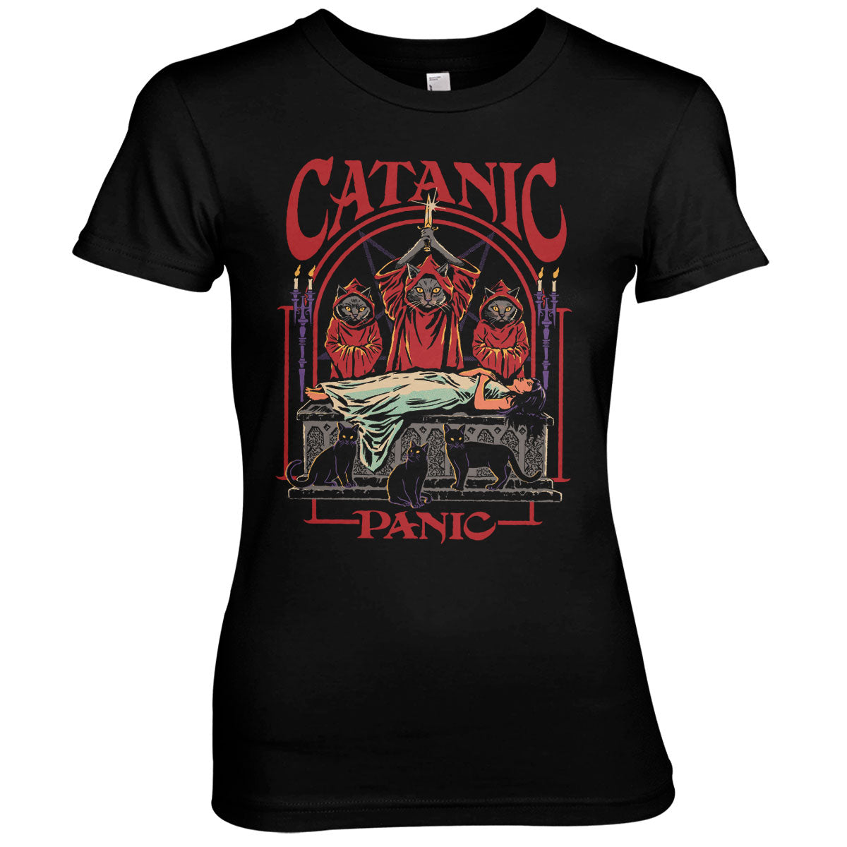 Catanic Panic Girly Tee