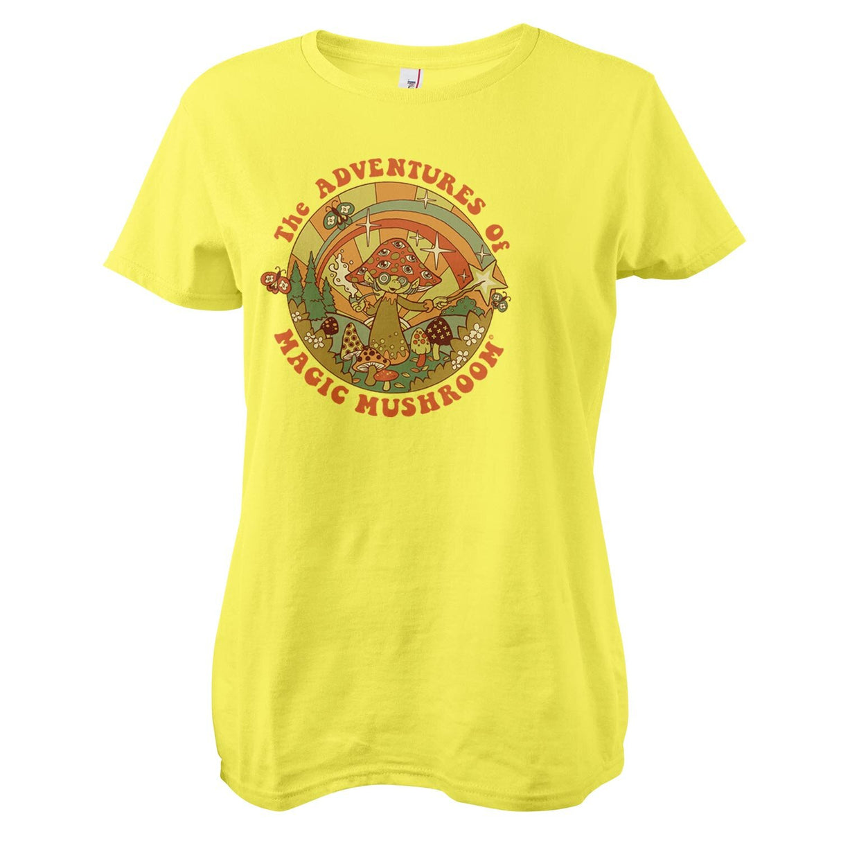 The Adventures Of Magic Mushroom Girly Tee