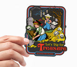 Steven Rhodes - Let's Dig For Treasure Sticker